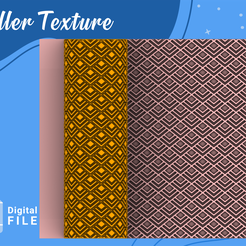 Roller-Texture-16.png Télécharger fichier STL Roller Polymer Clay/eulitec.com/cc/COPYRIGHTED LICENSE • Design imprimable en 3D, lorren3d