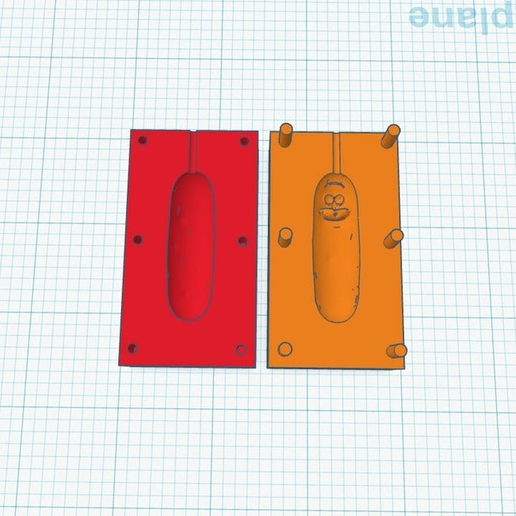 Pickle_Rick_Mold.png Pickle Rick Resin Mold