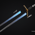 Medieval-Obi-Wan-Sword-Exploded.png Bartok Medieval Obi-Wan Ep 3 Lightsaber Sword - 3D Print Files