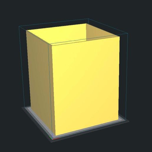 Filament Trashcan - 3D model önizlemesi