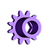 Carrier Globe Gear 12T.STL Free STL file Triaxial Motorized・3D printable design to download