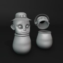 0.jpg 3D-Datei Gewickeltes Baby Gefäß geformt・Vorlage für 3D-Druck zum herunterladen