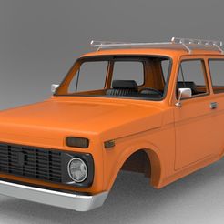 Niva-2121.123.jpg STL file LADA NIVA 2121 STL files Ready to Print 313mm wheelbase・3D print design to download