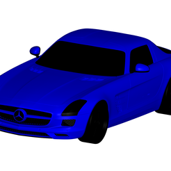 1.png 3D-Datei Mercedes Benz SLS・3D-druckbares Modell zum Herunterladen