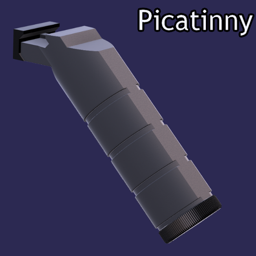 🔫 Picatinny B-25U RK-1 RK-2 ZENITCO STYLE 45 DEGREE GRIP WITH