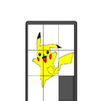 555.png Pikachu Slide Puzzle - 3D Printed Pikachu Character Sliding Tile Game