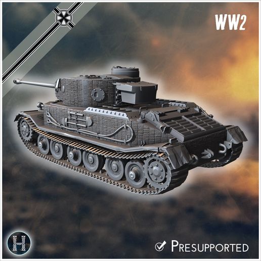 14.jpg Pz.Bef.Wg.VI P（VK 45.01 上装甲）重型坦克 - 德国 西部东线 诺曼底 斯大林格勒 柏林突出部 二战