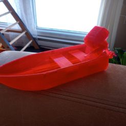 IMG_20220205_112049.jpg Toy Boat with Outboard Motor (bath toy/model)