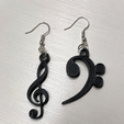 Treble-and-Bass-Clef-Earrings.png Treble and Bass Clef Earrings