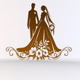untitled.43.jpg wedding couple design for cnc laser cut files svg dxf stl pdf eps png jpg emf - digital download for wedding decor and crafts