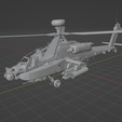 sin_nombre.png AH-64D Apache Longbow - Helicóptero de ataque avanzado Modelo para imprimir en 3D