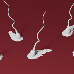 StuckSpermCell.png Fichier STL gratuit Spermatozoïde coincé・Modèle à télécharger et à imprimer en 3D