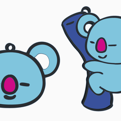 Bear.PNG Kpop Koya Keychains kit