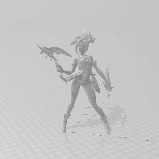 ⭐ Star Guardian Akali 3D Model・ STL File for ・Cults