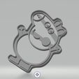 george.jpg Peppa pig cookie cutter - family and friends