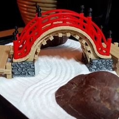 8b99411612fffeab18e438b790eac6e1_display_large.jpg Free STL file Moon Bridge - Japanese Inspired・3D printer design to download