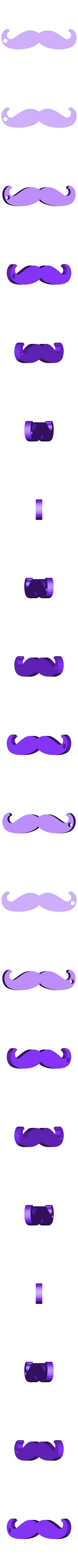 Mustache.STL STL-Datei Moustache opener kostenlos herunterladen • Design zum 3D-Drucken, BEEVERYCREATIVE