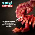 Flexi-Factory-Dan-Sopala-Dragon-02.jpg Fichier STL Flexi Print-in-Place Dragon impérial・Modèle à télécharger et à imprimer en 3D, FlexiFactory