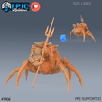 1908-Crab-People-Trident-Large.png Crab People Set ‧ DnD Miniature ‧ Tabletop Miniatures ‧ Gaming Monster ‧ 3D Model ‧ RPG ‧ DnDminis ‧ STL FILE