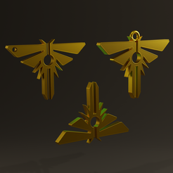 last-of-us.png STL file Last Of Us Firefly Logo・Model to download and 3D print