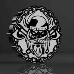 1.png 3D file Viking lamp・3D printable model to download