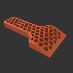 honeycomb-scraper.png Honeycomb print bed scraper