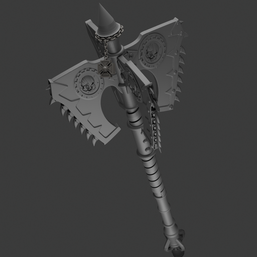 😡 Angry Overkill Axe・Free 3D File for 3D printing・Cults