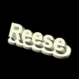 Reese.png 3D Nameplate STLs for US first names