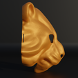 .5.png Tiger Cosplay Face Mask 3D print model