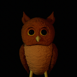 Preview2.png Simple Low Poly Owl