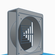 Combo_1.PNG Fichier 3D gratuit Baie de lecteur 5.25" x 4 à conduit de ventilateur 140mm/120mm avec grille d'évent carrée en option・Idée pour impression 3D à télécharger