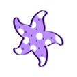 estrella_mar.stl Sea star - Starfish cookie cutter