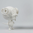 207-2-Copy.png 菜刀半身像 3D 打印模型 207