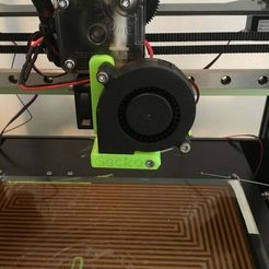 IMG_5786.JPG Free STL file east3D Gecko Remix E3D fan with integrated layer-fan・3D printer design to download