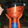 WhatsApp Image 2020-07-26 at 13.19.29 (2).jpeg STL file Pot for succulent Dream Woman's Head・3D printer model to download
