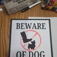 20221205_165729.jpg Beware of Dog "Yorkie" Sign