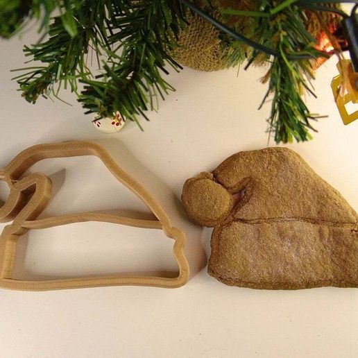 Santa Claus cookie cutter - 3D model önizlemesi