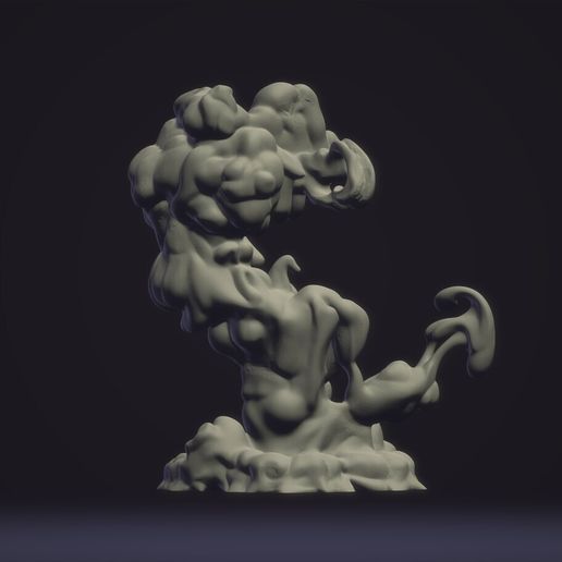 🚬 Smoke Effect (for action figures/miniatures)・ STL File for 3D ...