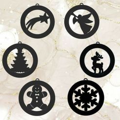 Diapositiva8.jpg SET X6 CHRISTMAS KEY RINGS