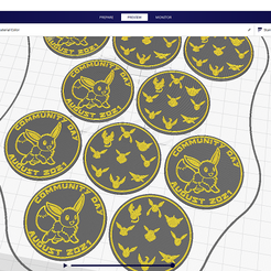 coins.png Pokemon Go Community Day #43 coin - Eevee