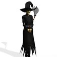 vid_00032.jpg DOWNLOAD HALLOWEEN WITCH 3D Model - Obj - FbX - 3d PRINTING - 3D PROJECT - GAME READY