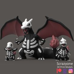 HalloweenCharmander.jpg Archivo STL POKEMON - EVOLUCIÓN DE CHARMANDER DE HALLOWEEN・Plan de impresión en 3D para descargar