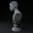 3.png Busto 3D Premium STL do Bad Bunny Third Eye Edition