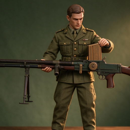 mzz 607 British Bren Mk3 Light Machine Gun