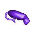 AU20_Chat r.obj Free OBJ file The cat・3D printing model to download, screw