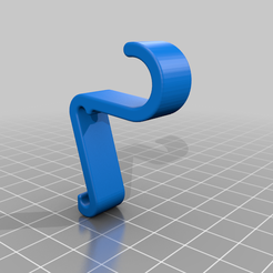 c66be315-6d98-4222-8663-884bbc9ae0e2.png Free 3D file Lateral Hook for Wire Shelf・3D printable object to download