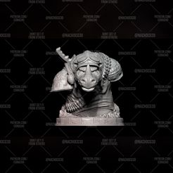 1-portada-cgt.jpg Fichier STL an Art Rocksteady From TMNT - Bust・Idée pour impression 3D à télécharger