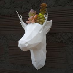 Venado-derecho.jpg Jardinière murale en forme de cerf