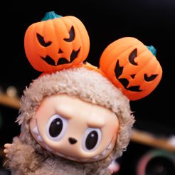 Pumpkin Headband Big version -  Labubu Toy Accessories