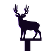 shadow_screen_lose_parts_deer1.stl Bearing Mechanism Lamp